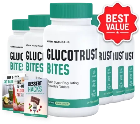 gluco trust bites bottles